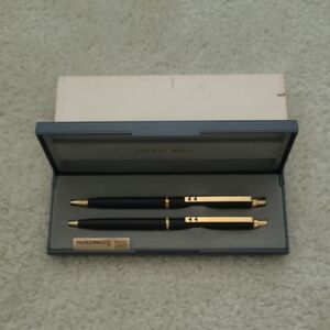 Vintage Paper Mate Double Heart Pen And Pencil Set.